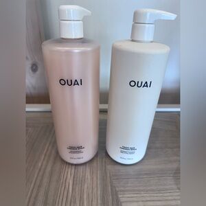 OUAI LARGEST LITER SIZESThick Hair Shampoo & Conditioner Duo